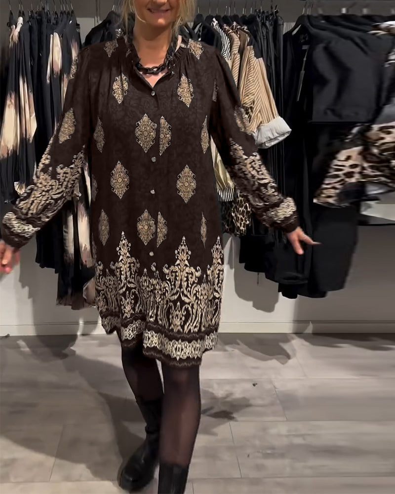 Ilse | Vintage-inspiriertes Kleid für Damen mit Knopfleiste