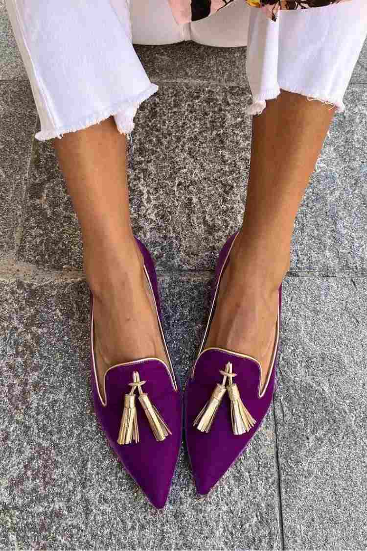 Loafer für Damen mit Eleganten Quasten