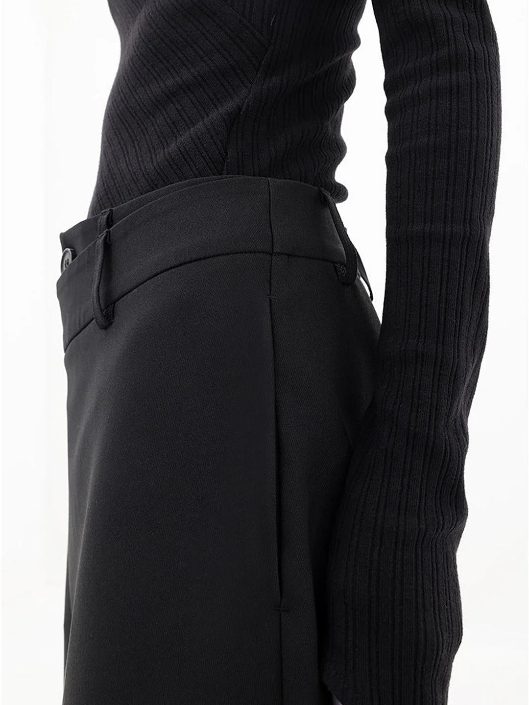 Sofia | Moderne Baggy Hose für Damen mit weiter Passform und hohem Bund