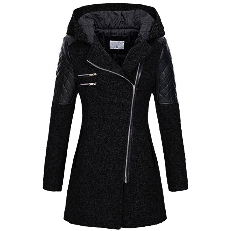 Rose | Winterjacke für Damen mit Kapuze und langen Ärmeln