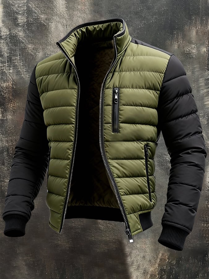 Calvyris | Trendige Freizeitjacke mit Stehkragen