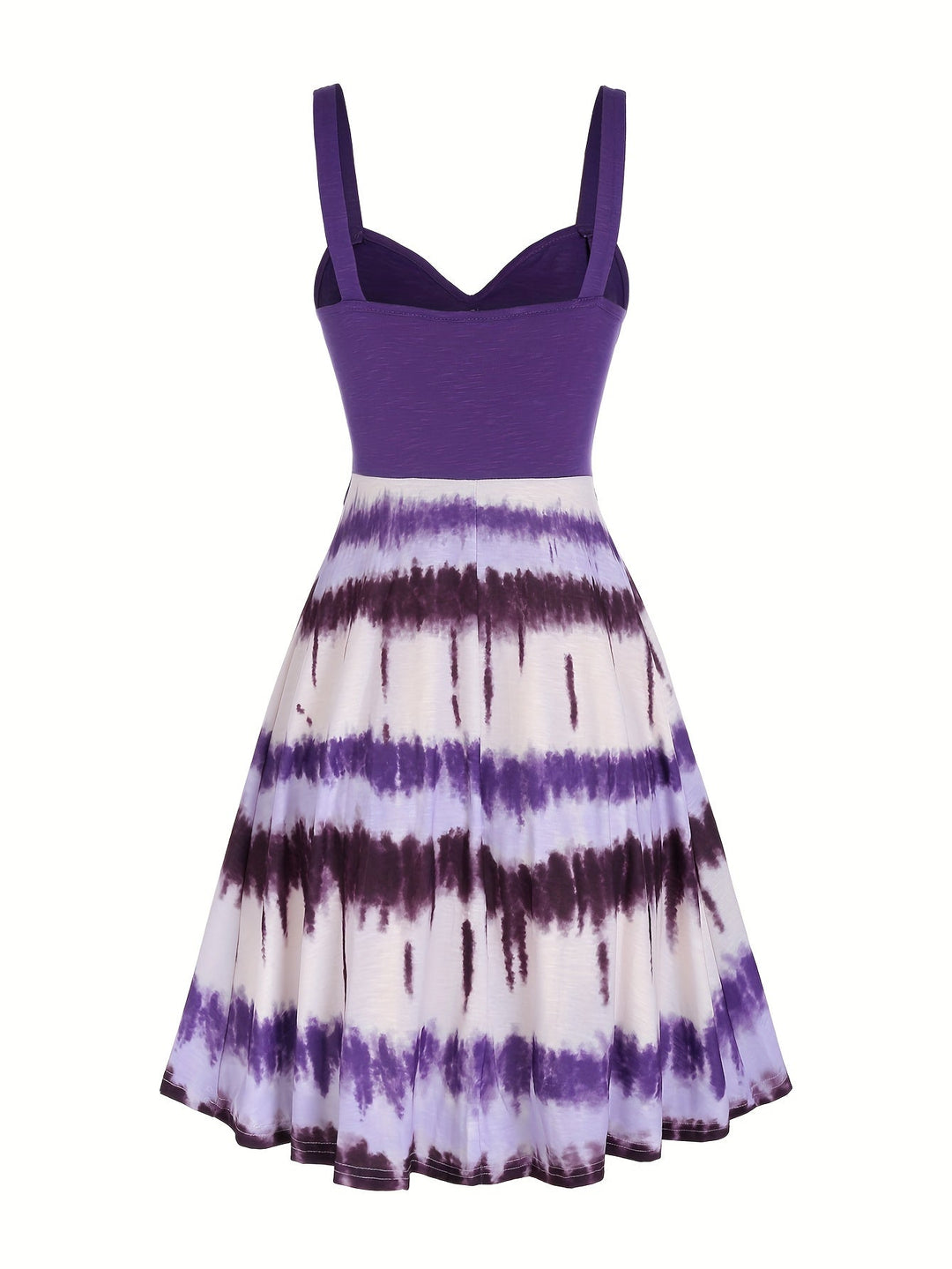 Gisele | Bequemes ärmelloses Sommerkleid für Damen mit Batikmuster