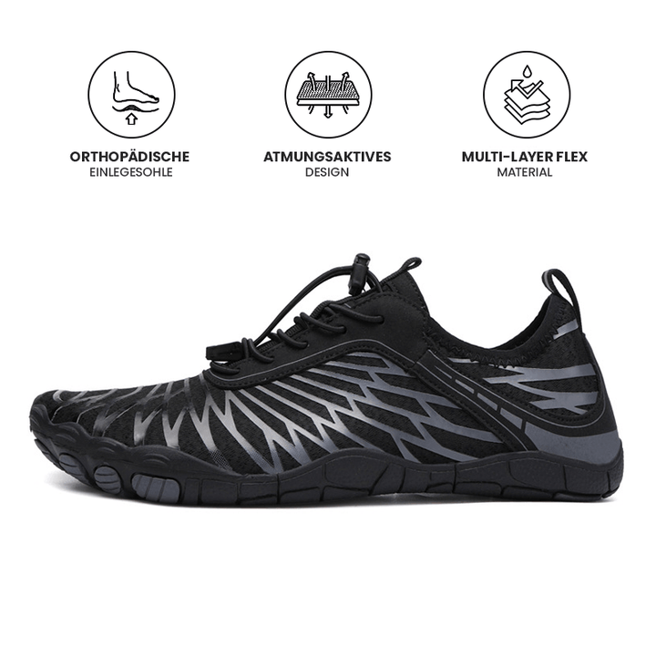 Alex | Unisex Barfuß-Orthopädische Schuhe mit flachem Absatz