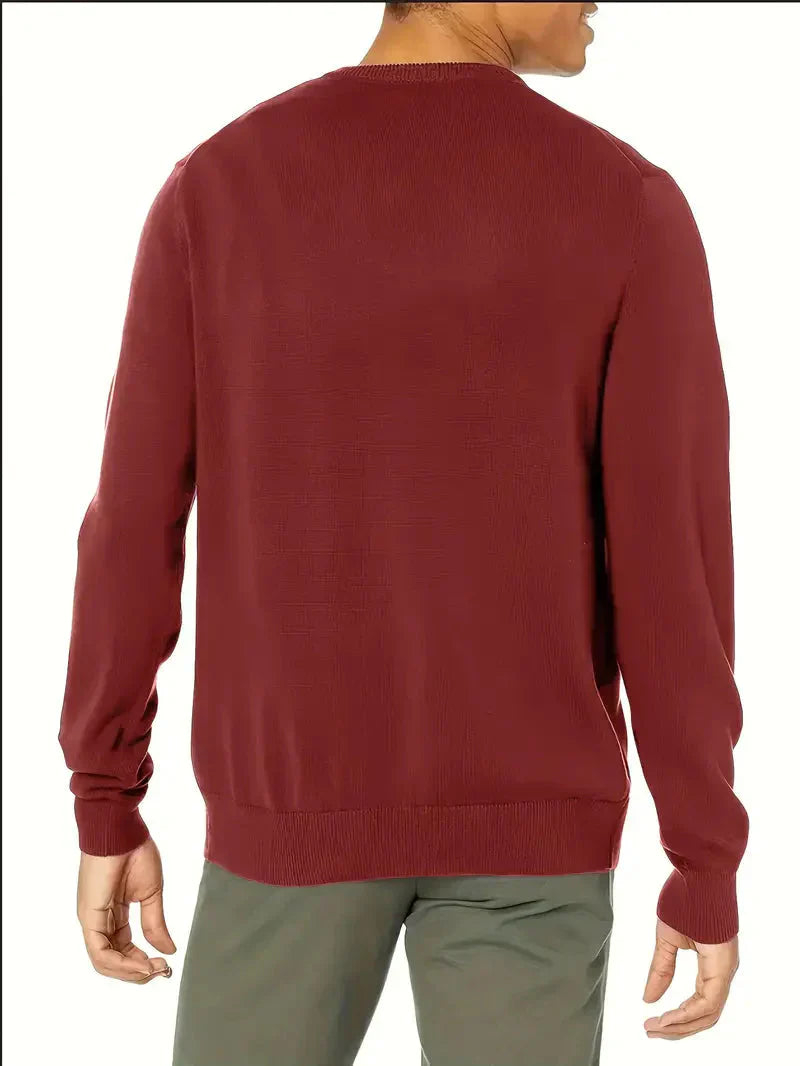 Brit und Boho | Oliver Essential Strickpullover mit Rundhalsausschnitt