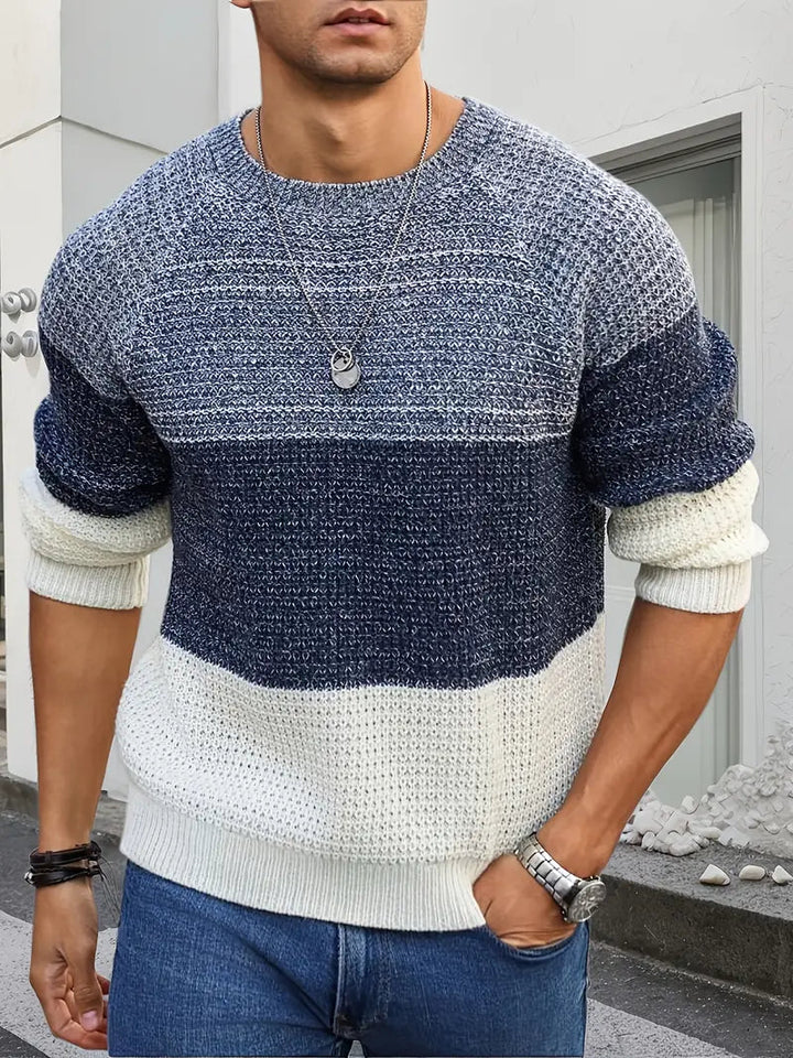 Brit und Boho | Der Orion Geometrische Strickpullover