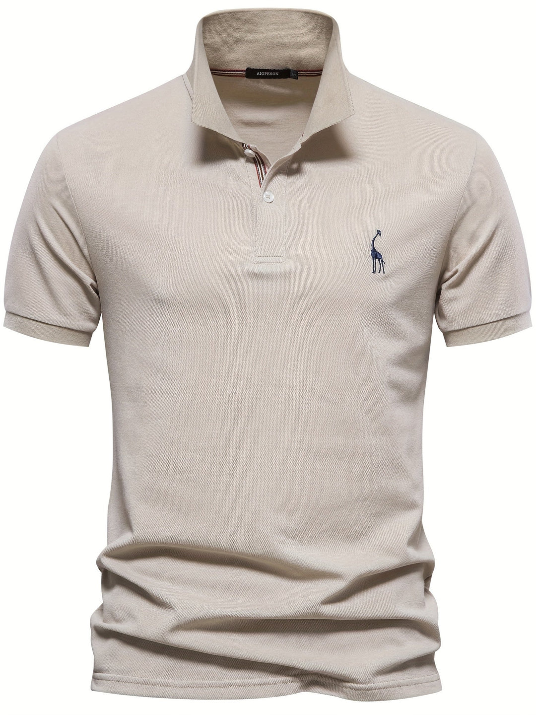 Leonardo | Herren besticktes Poloshirt mit kurzen Ärmeln