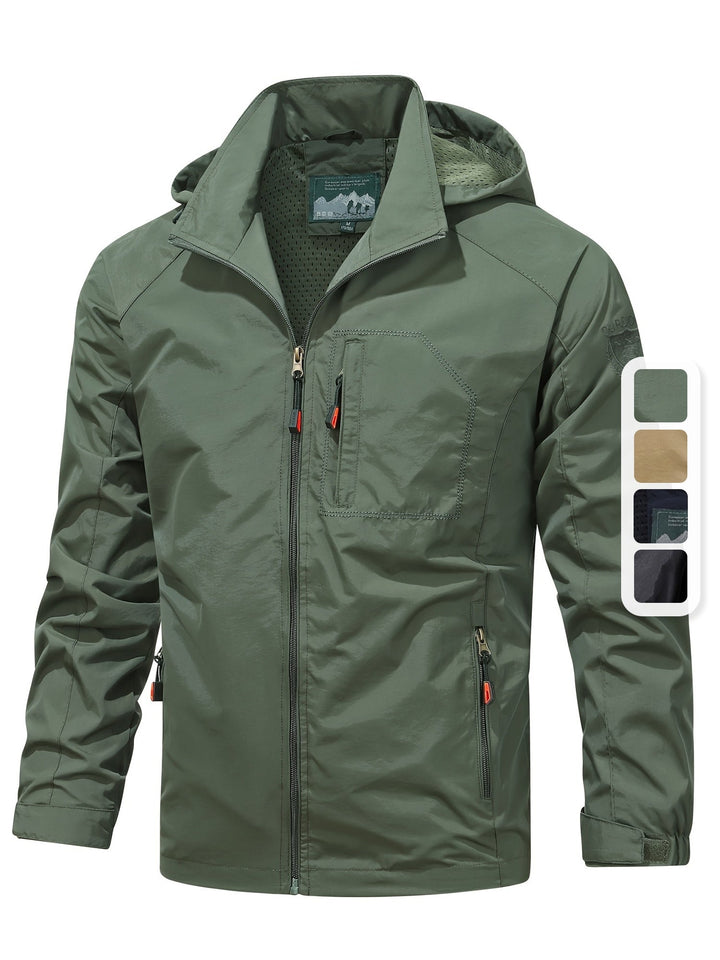 Wendell | Leichte Herrenjacke für Herren mit langen Ärmeln und Stehkragen