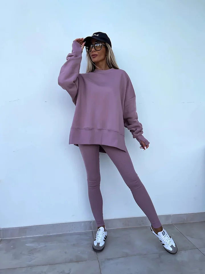Alice | Übergroßes Sweatshirt und Leggings für Damen