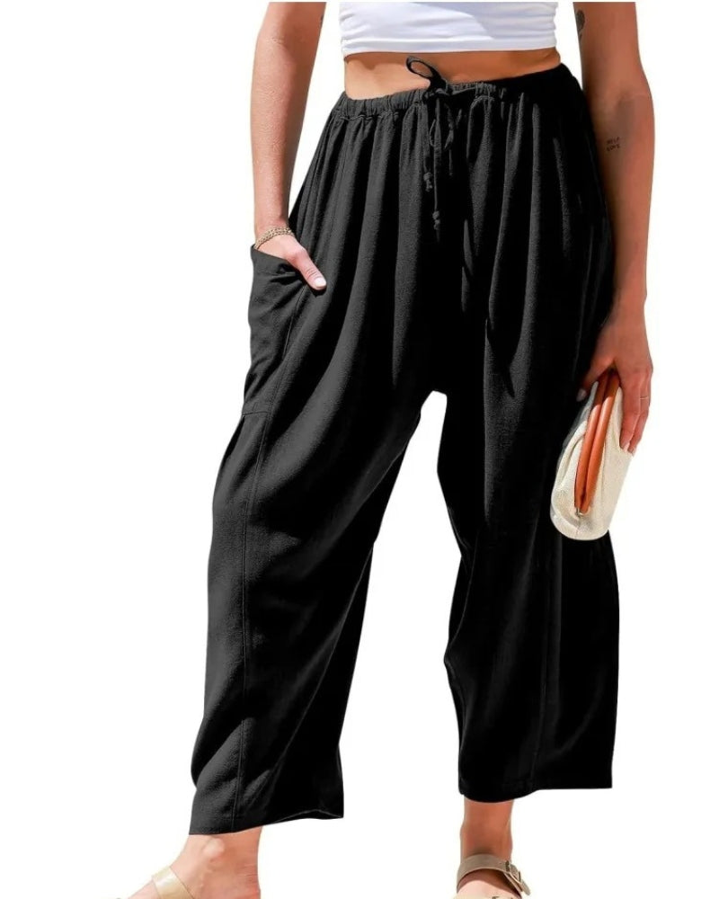 Sabrina | Weite Hose für Damen mit hohem Bund