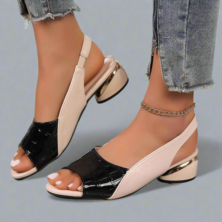 Verena | Bequeme Sandalen für Damen mit mittelhohem Absatz