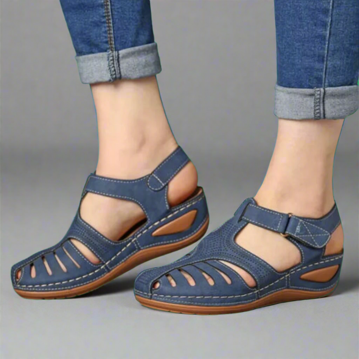 Ursanika | Bequeme Sandalen für Damen mit niedrigem Absatz