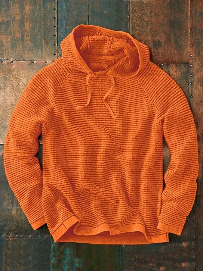 Sammy | Premium Strick Hoodie mit Kapuze und langen Ärmeln