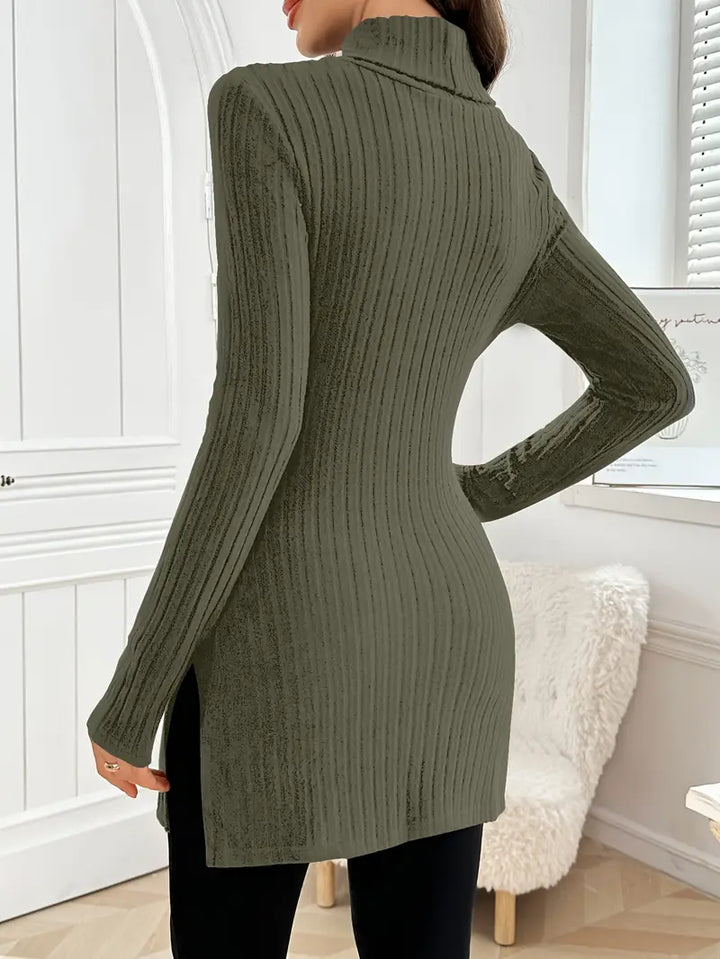 Sarah | Eleganter Langärmeliger Pullover für Damen mit Schmaler Passform für Den Herbst