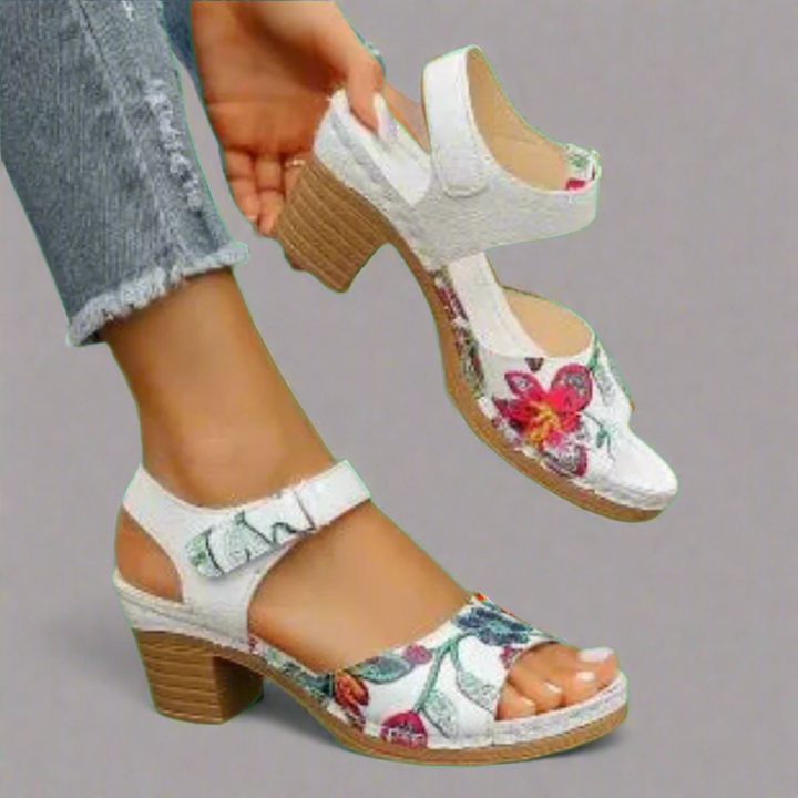 Marisa | Stilvolle Peep-Toe Sandalen für Damen mit mittelhohem Absatz