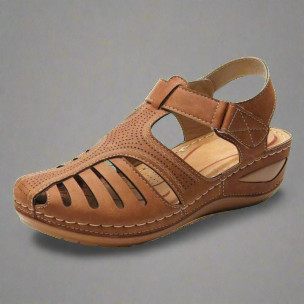 Ursanika | Bequeme Sandalen für Damen mit niedrigem Absatz