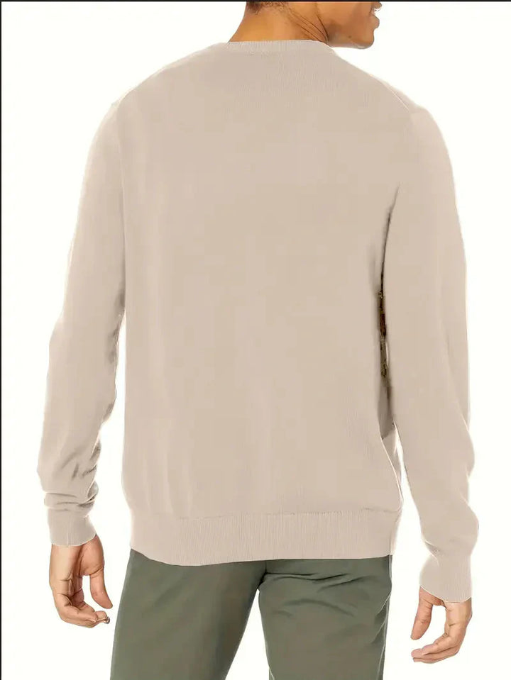 Brit und Boho | Oliver Essential Strickpullover mit Rundhalsausschnitt