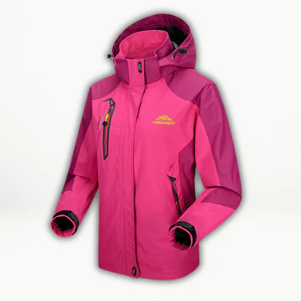 Eleonora | Wasserdichte Damenjacke für Damen mit Rundhalsausschnitt