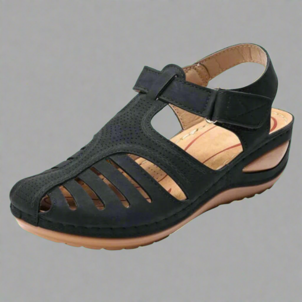 Ursanika | Bequeme Sandalen für Damen mit niedrigem Absatz