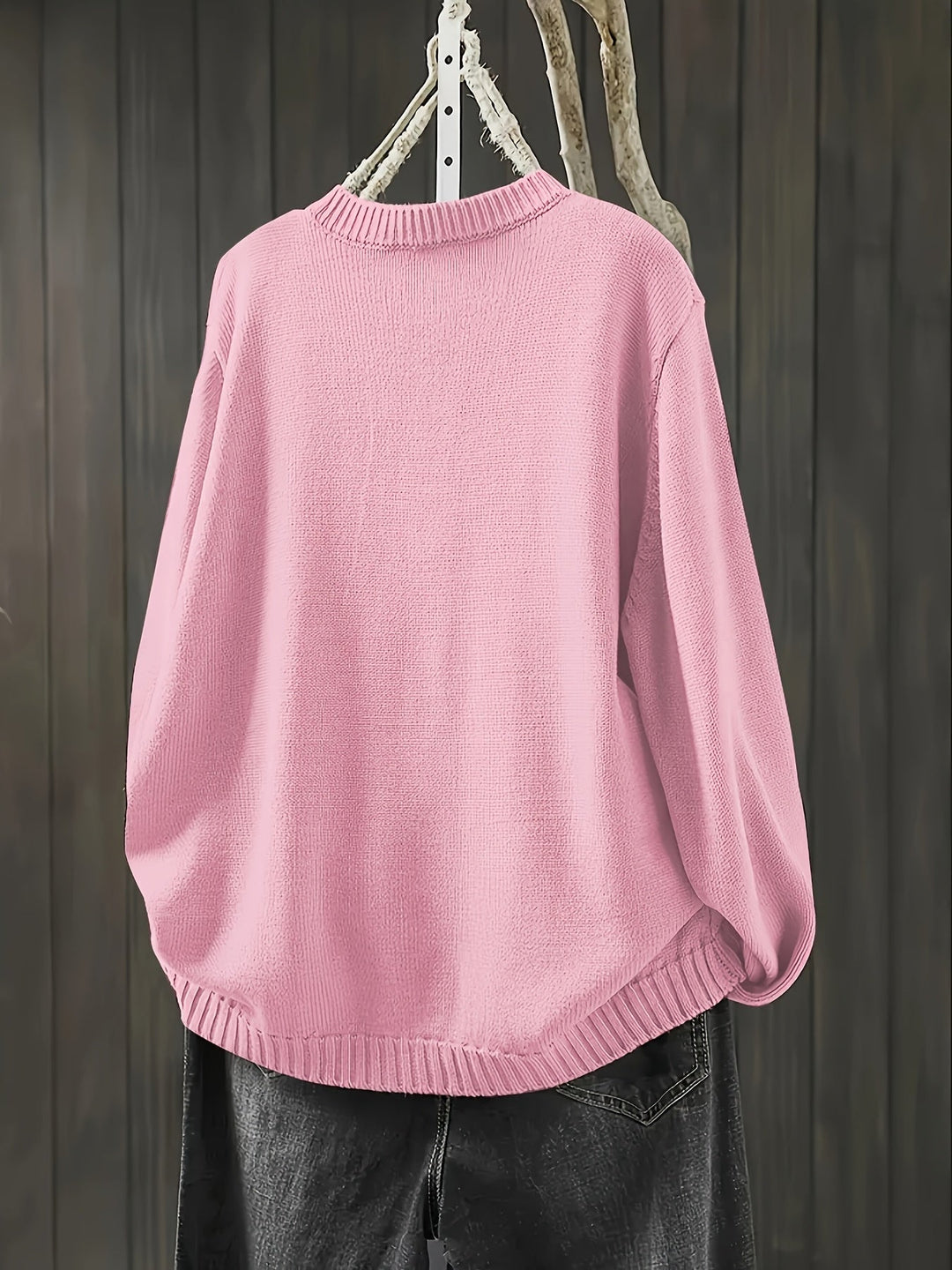 Ezra | Stilvoller Lässiger Cardigan für Damen mit Rundhalsausschnitt