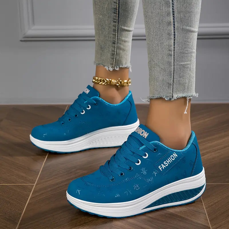 Atmungsaktive Plattform-Sneaker für Damenmode für Damen