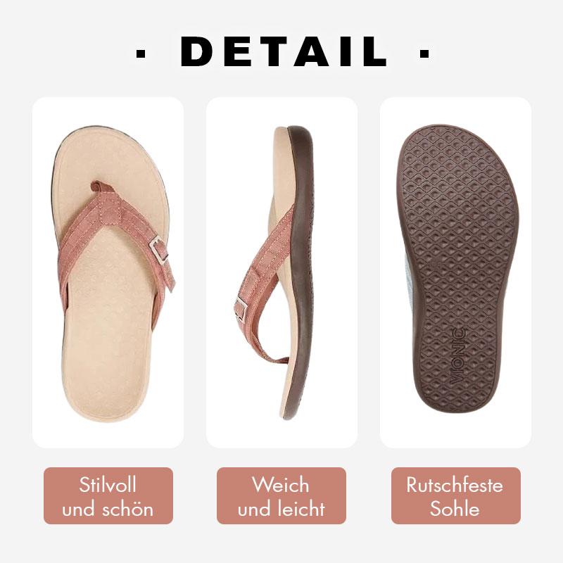 Giuseppina | Orthopädische Sommersandalen für Damen mit flachem Absatz