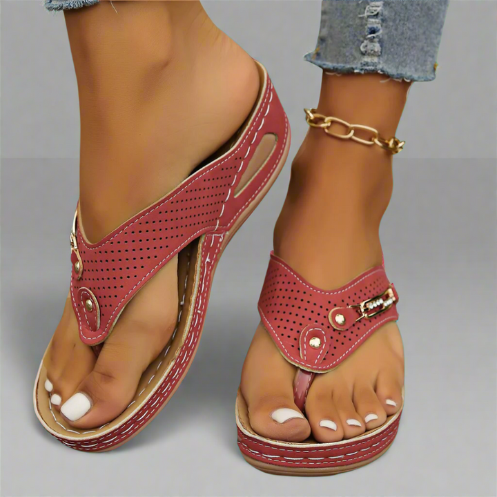 Mira | Retro Sandalen für Damen mit Fußgewölbeunterstützung | Bequem und Stilvoll