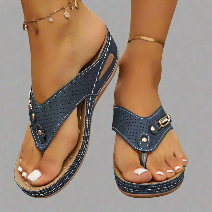 Mira | Retro Sandalen für Damen mit Fußgewölbeunterstützung | Bequem und Stilvoll