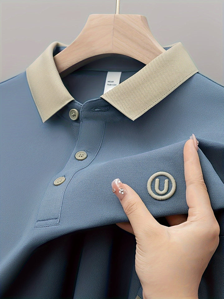 Finn | Besticktes Polo-Shirt für Herren mit kurzen Ärmeln