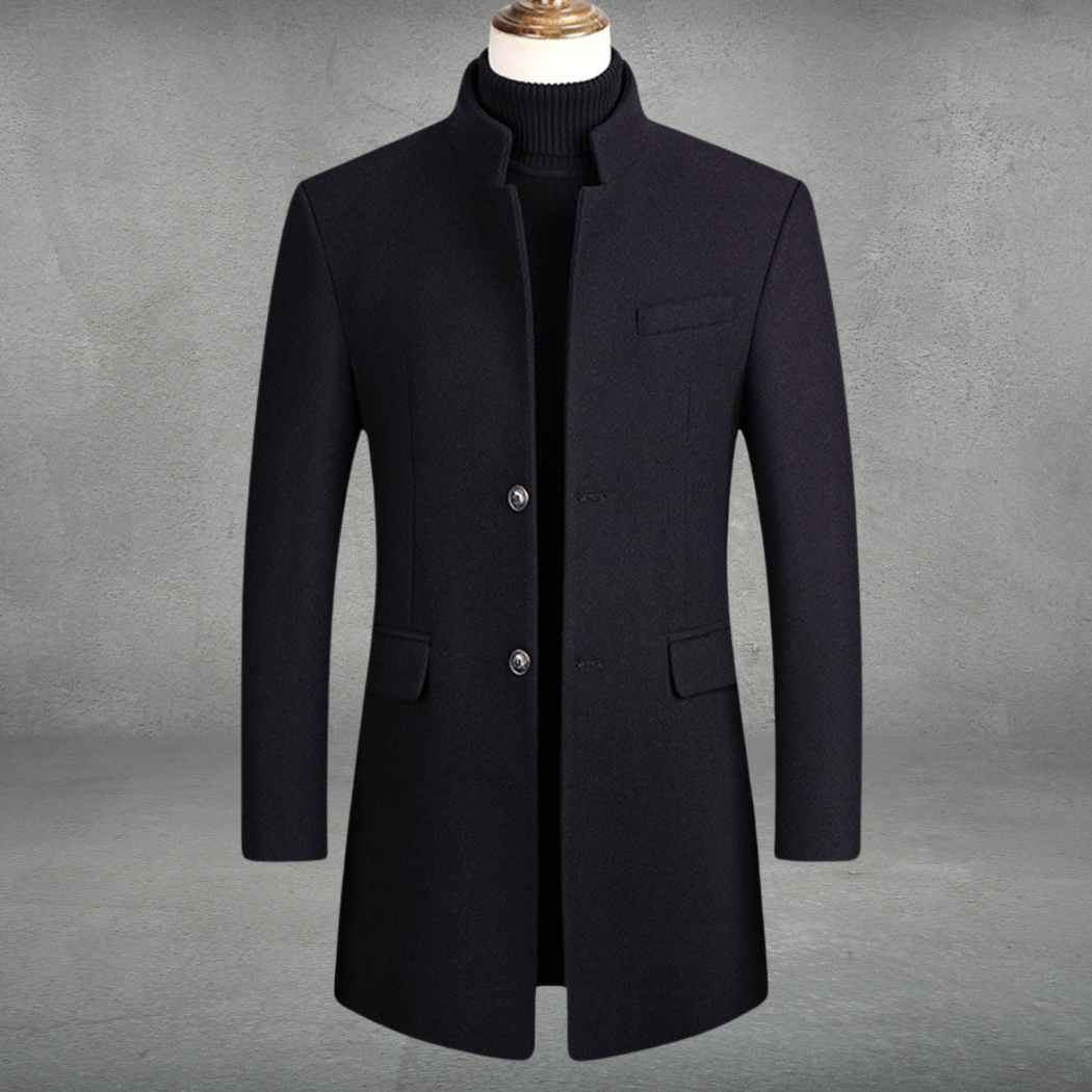 Benjamin | Eleganter Business-Mantel für Herren mit langen Ärmeln