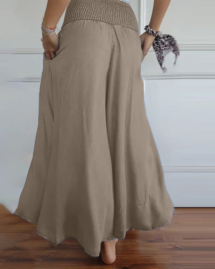 Irene | Bequeme Weite-Hosen für Damen mit hohem Bund