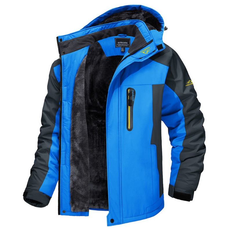 Herren Outdoor-Winterjacke mit langen Ärmeln
