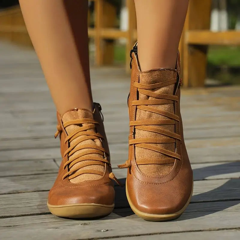 Marta | Elite Stiefeletten für Damen mit niedrigem Absatz