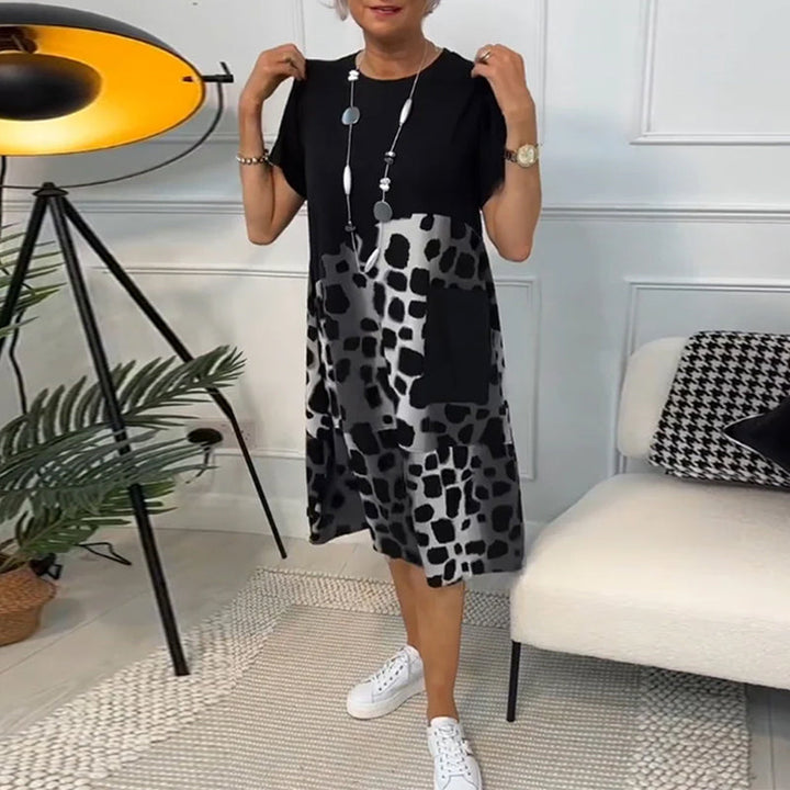 Lina | Luftiges Sommerkleid für Damen mit Rundhalsausschnitt
