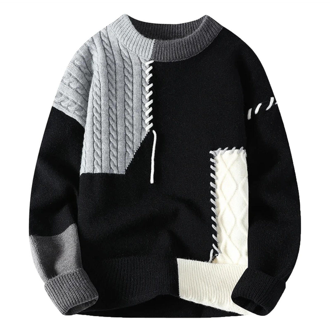 Finn | Designer Strick mit Rundhalsausschnitt und langen Ärmeln