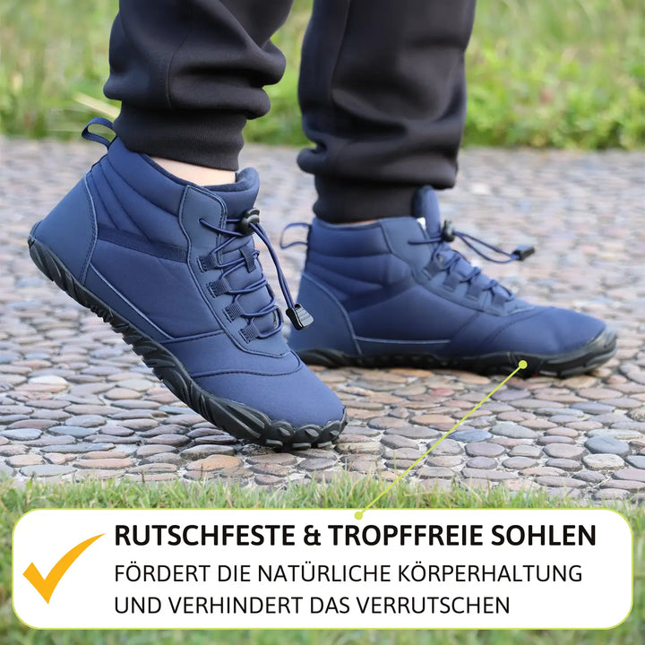 Polar | Winter Barfußschuhe für Damen mit flachem Absatz