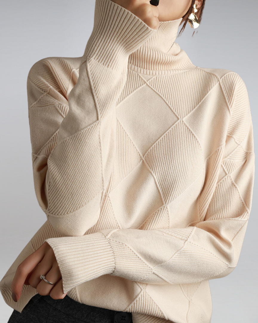 Lily | Der Rollkragenpullover für Damen mit langen Ärmeln