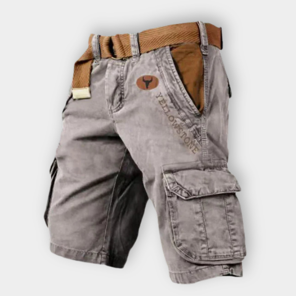 Lando | Explorer Cargo Shorts für Herren mit Sternenmuster