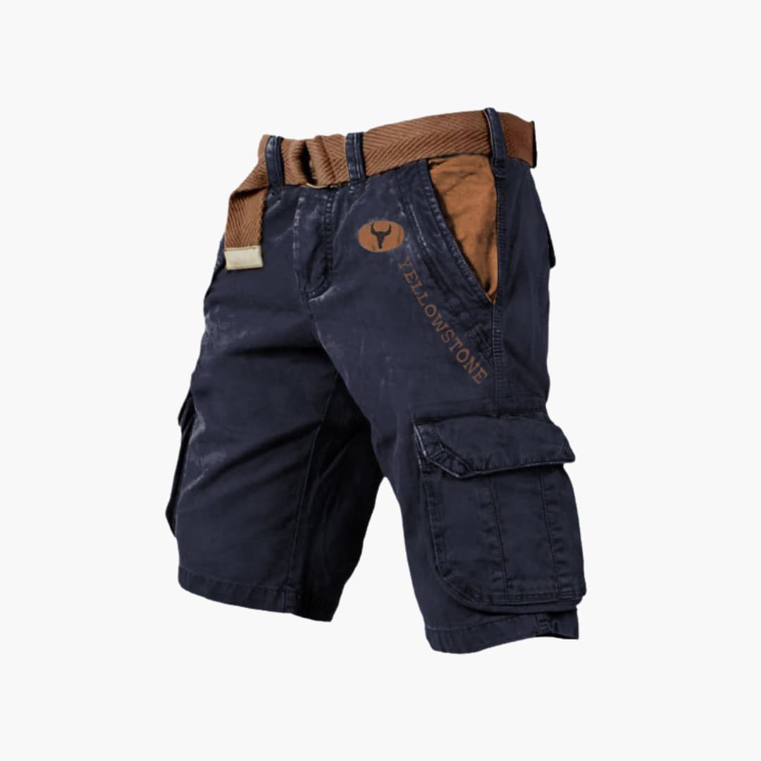 Danny | 6-Taschen Cargo Shorts für Herren mit geradem Bein und mittlerem Bund