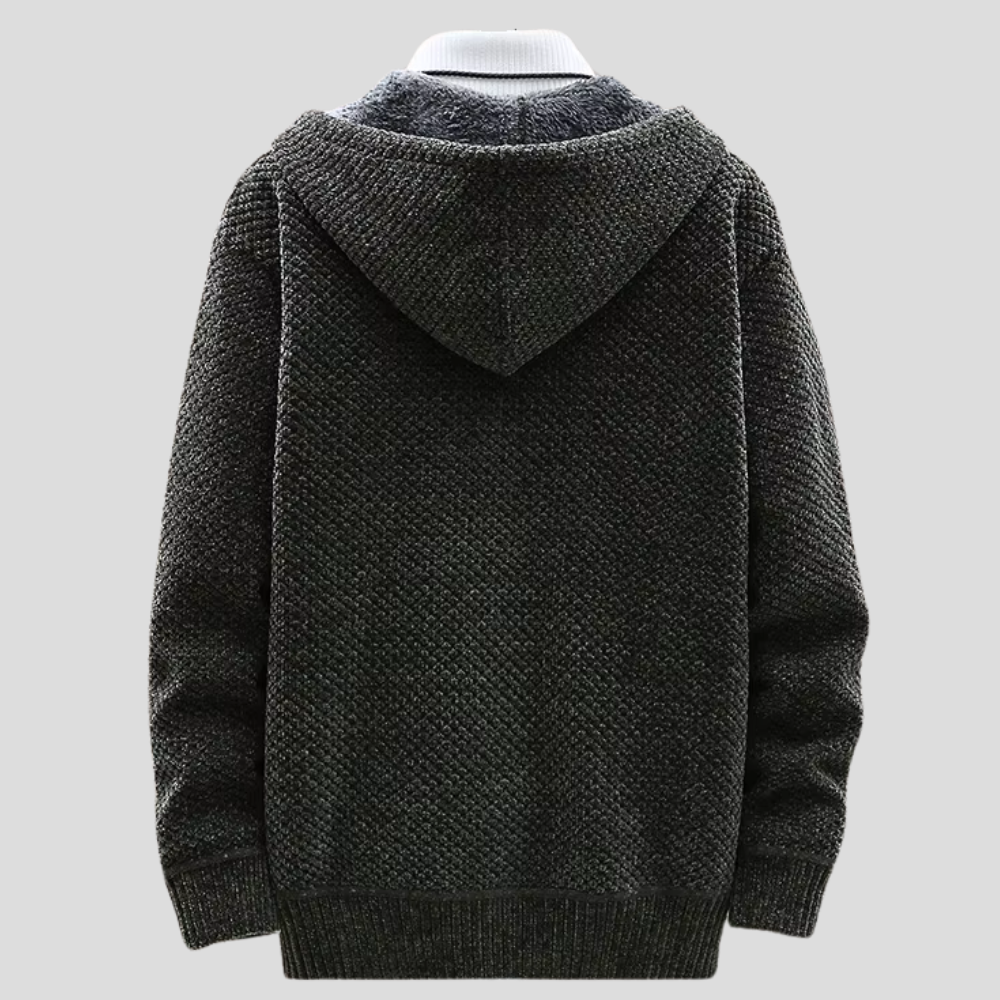 Oslo | Strick Hoodie für Herren mit Kapuze und langen Ärmeln