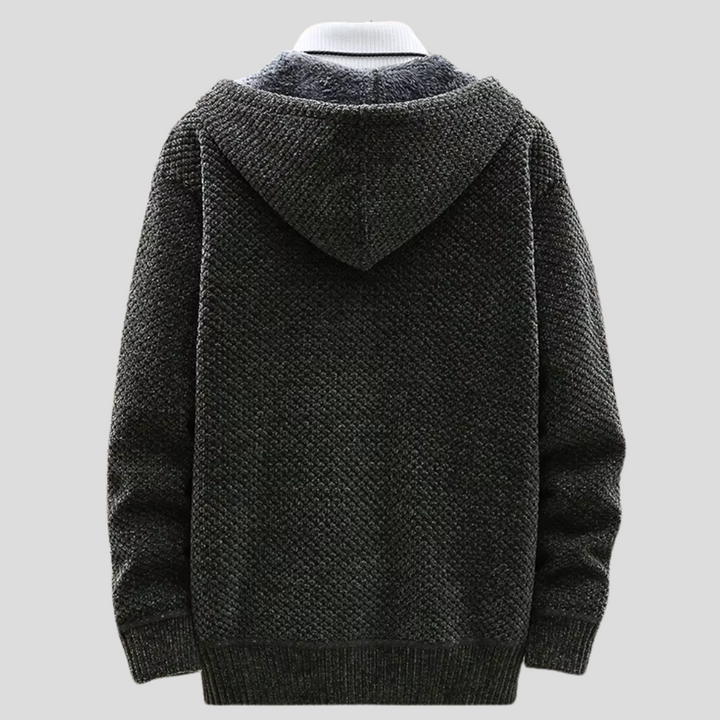 Oslo | Strick Hoodie für Herren mit Kapuze und langen Ärmeln