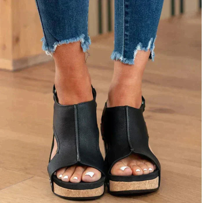 Astrid | Sandales à talons compensés élégantes et confortables für Damen