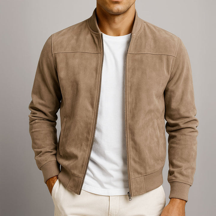 Marius | Klassische Urban Jacke für Herren mit Rundhalsausschnitt