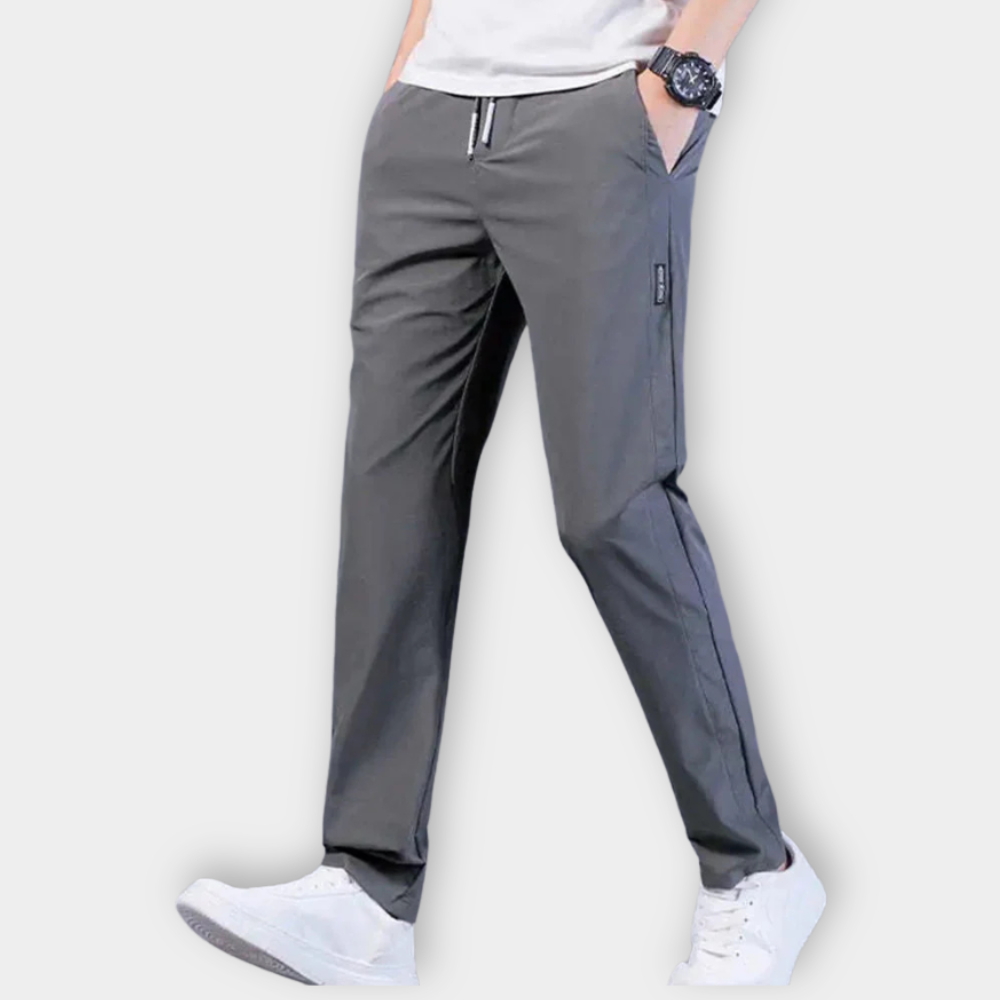 Enzo | Stretch Jogger-Hosen für Herren mit schmaler Passform und mittlerem Bund