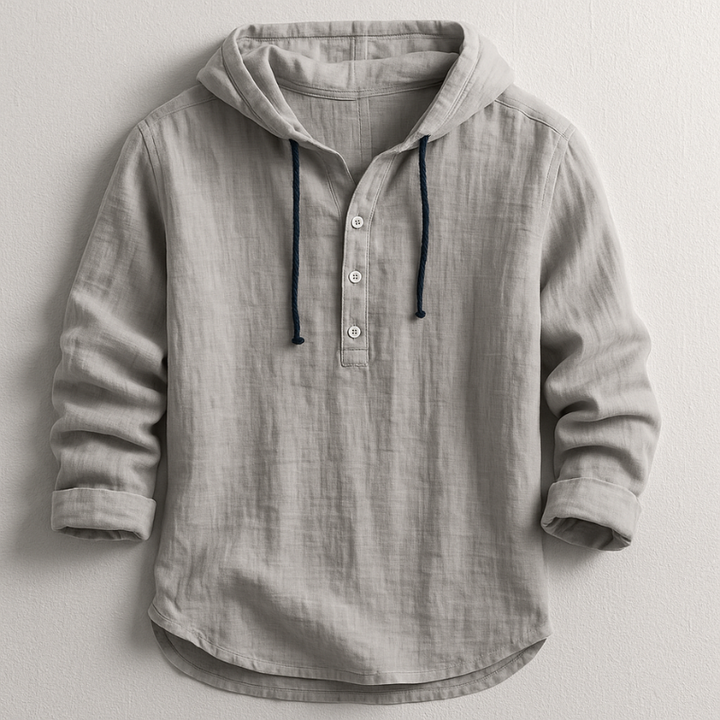 Fabio | Luxus Hoodie für Herren mit Kapuze und langen Ärmeln