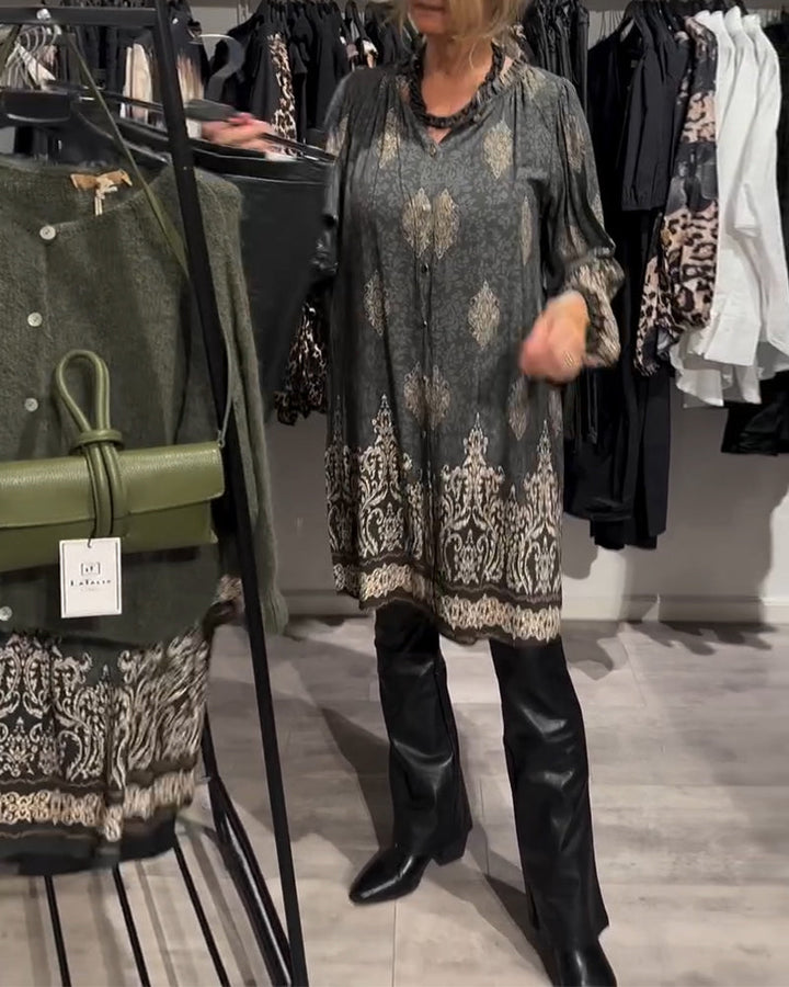 Ilse | Vintage-inspiriertes Kleid für Damen mit Knopfleiste