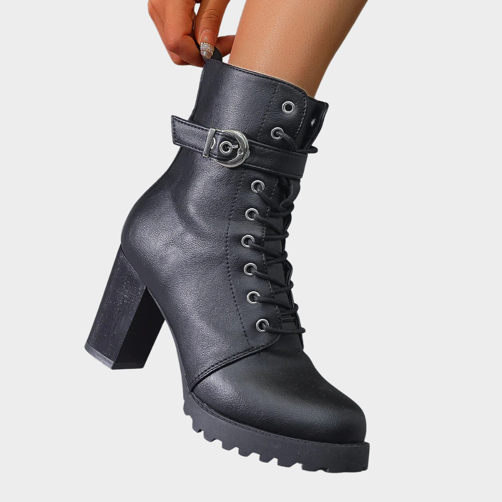 Quinn | Stiefeletten mit ausgestelltem Absatz