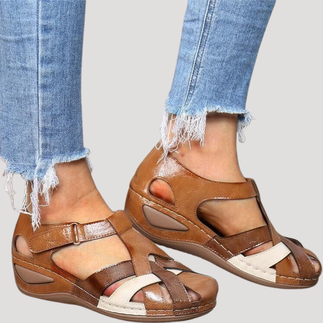 Komfortable geschlossene Sandalen | ideal für den ganzen Tag für Damen