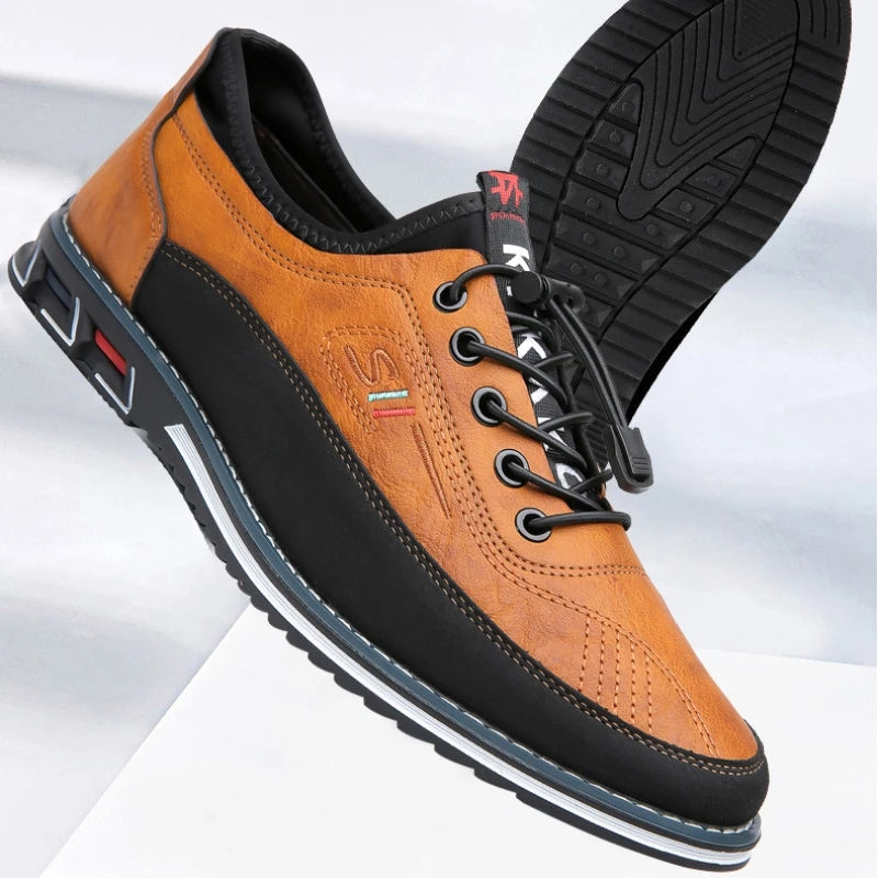 Marcel | Orthopädische Oxford-Schuhe für Herren mit flachem Absatz