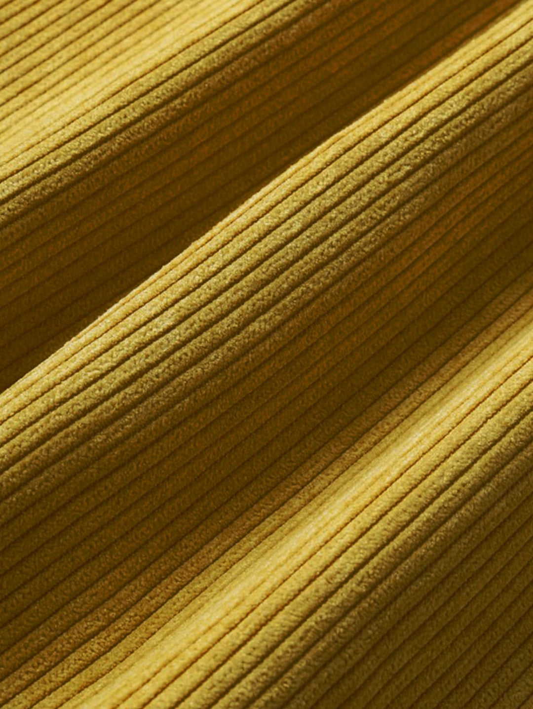 Herren Corduroy Langarmhemd mit halber Knopfleiste
