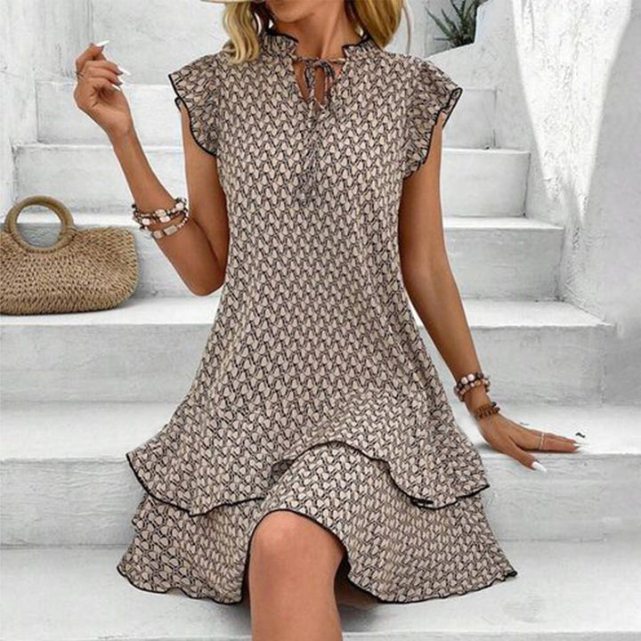 Bonnie | Klassisches Elegantes Minikleid für Damen mit Blumenmuster